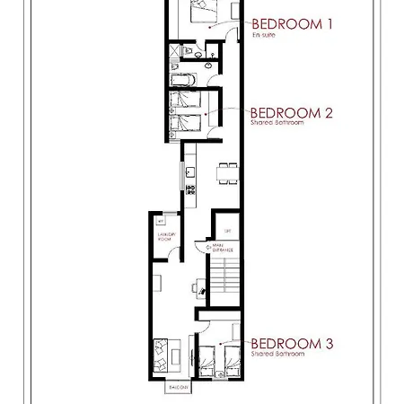 F4 1, Private Double With Private Bathroom And Balcony