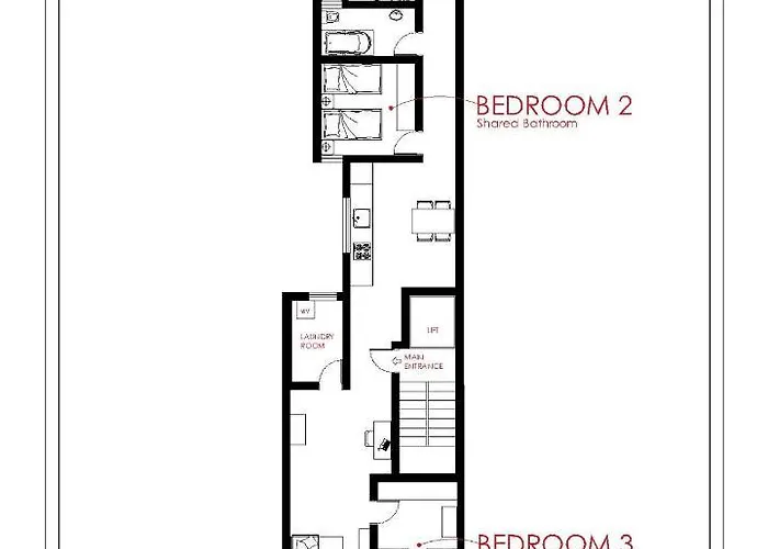 F4 1, Private Double With Private Bathroom And Balcony